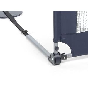 Foppapedretti Hoplà sengegitter – sammenklappelig sengehest til børn 18 måneder – 5 år – 150 x 43 cm – blå