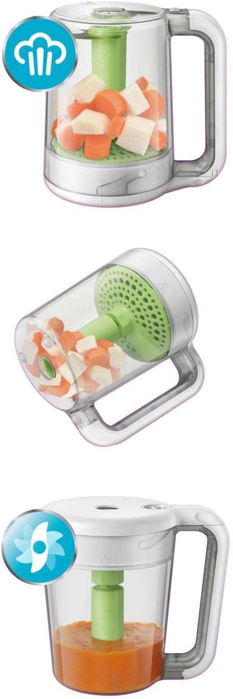 Philips Avent 2-i-1 Babymad Forbereder SCF870/20 Hvid