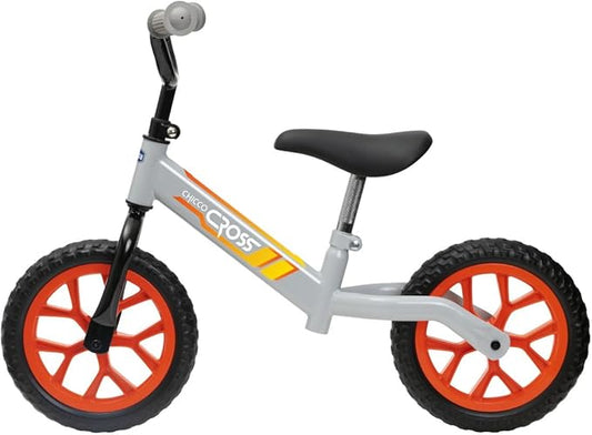 Chicco Balancecykel Cross, børnecykel uden pedaler, cross-country design, store hjul, justerbar styr og saddelpind, pedal-fri balancecykel, maks. 25 kg, børnespil 3-5 år