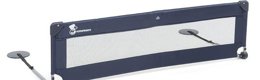 Foppapedretti Hoplà sengegitter – sammenklappelig sengehest til børn 18 måneder – 5 år – 150 x 43 cm – blå