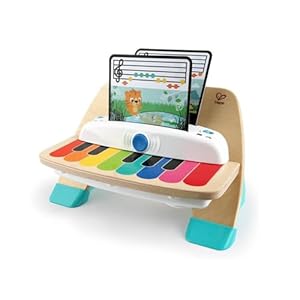 Baby Einstein og Hape Magic Touch Trælegetøjsklaver, Montessori Musikalsk Læringslegetøj til Babyer og Småbørn 6 mdr.+