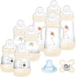 Mam Flaskesæt, 8 flasker i størrelserne 130 ml, 160 ml og 260 ml, 1 Start Nanò Sutte, 4 skiver, 1 blød tud og håndtag, farve beige – 7