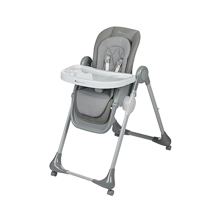 Bebeconfort OLEA Justerbar Babystol | 0-3 år | 9 Højder, 3 Ryglæn, Foldbar & Let at Rengøre – Tinted Graphite