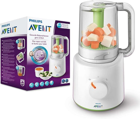 Philips Avent 2-i-1 Babymad Forbereder SCF870/20 Hvid