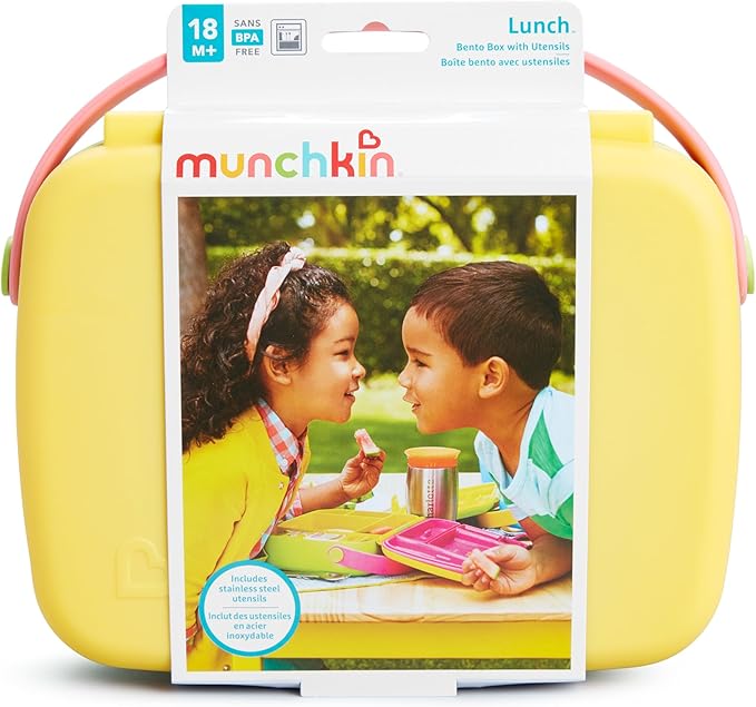 Munchkin Munchkin Brunch Box med rum Bento Box, gul