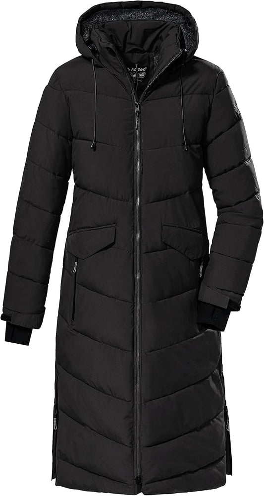 Killtec KOW 62 Dame Vinterfrakke – Vandtæt Outdoor Frakke Størrelse 46