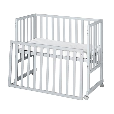Bedside crib 3 in 1 incl. barrier + mattress - Babysenge og tilbehør