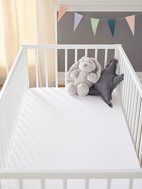 Babysom - Babymadras | 60 x 120 cm | Børnemadras Sommer / Vinter | Åndbar | Åndbar koldskum | Højde 10 cm