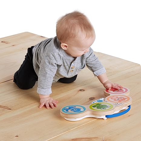 Baby Einstein Magic Touch Trætromme Musiktøjle, til børn fra 6 måneder og op