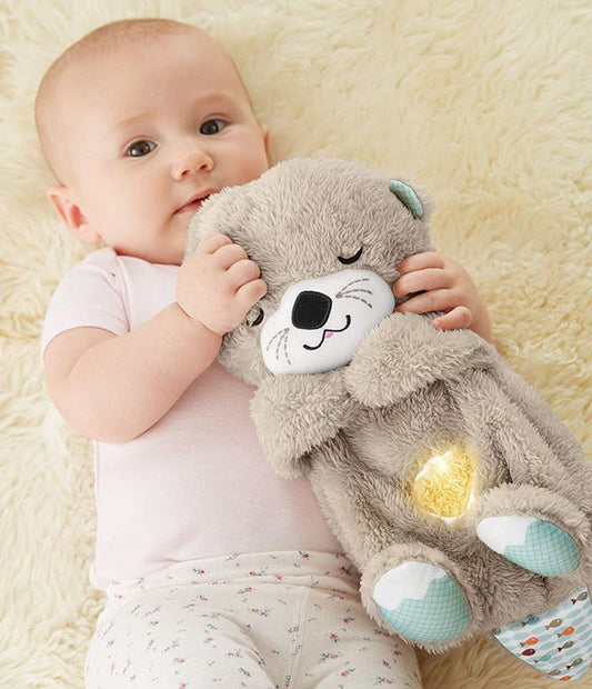 Fisher Price Soothe 'n Snuggle Otter - hjælper børn med at sove - med white noise, musik og lys